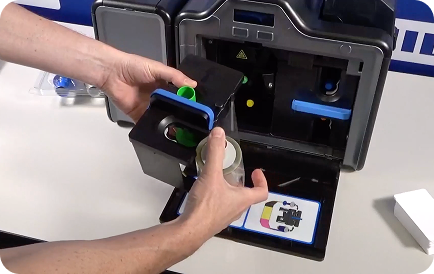 HDP5000e - How to Load Consumables